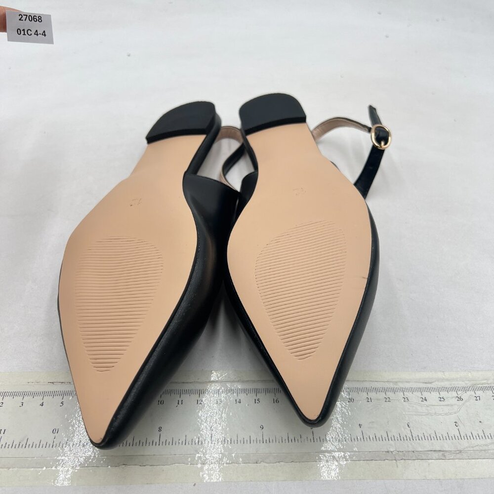 Chic Black Slingback Flats - Picture 7 of 8